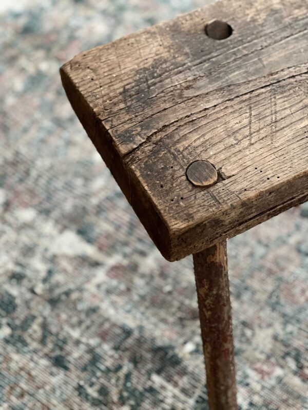 Vintage Three-Legged Stool - Image 2