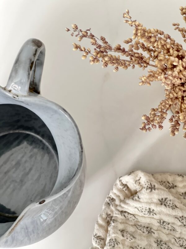 Vintage Enamelware Pitcher - Image 2