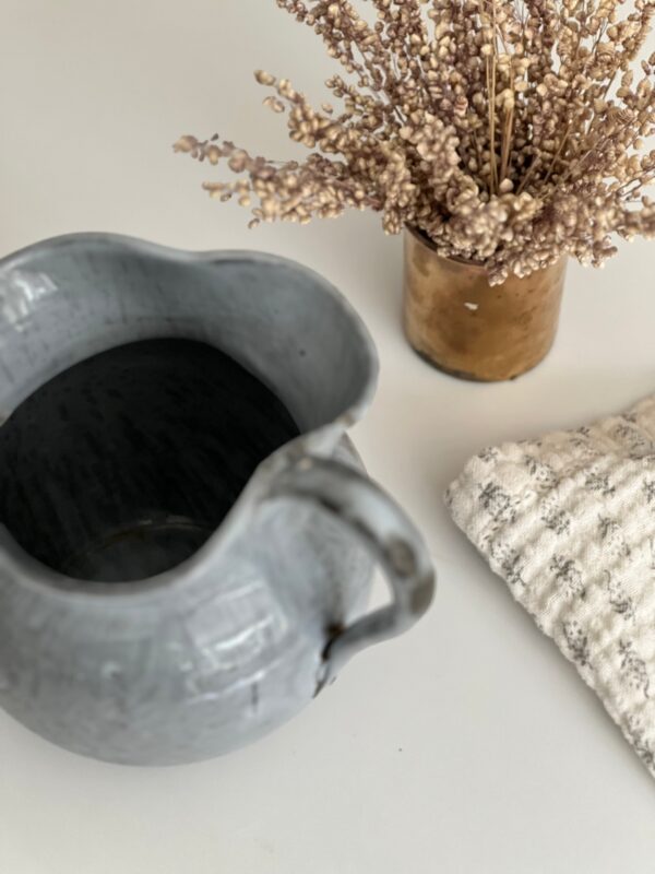 Vintage Enamelware Pitcher