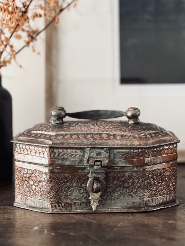 Vintage Copper Storage Box - Image 3