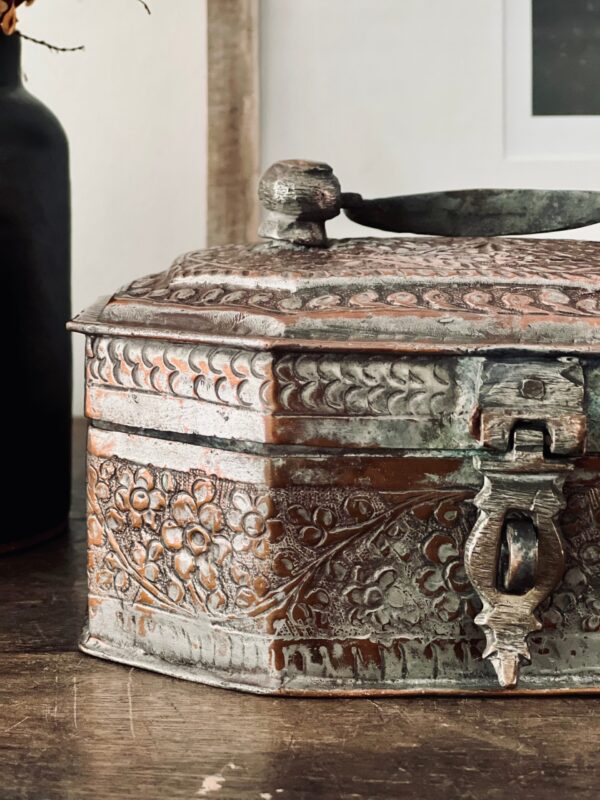Vintage Copper Storage Box - Image 2