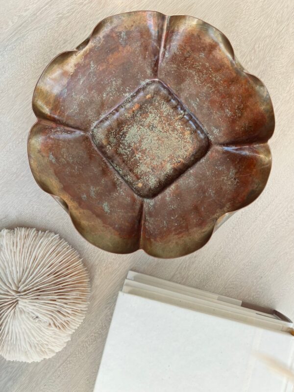 Vintage Handcrafted Brass Bowl