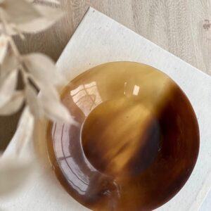 Small Vintage Horn Bowl