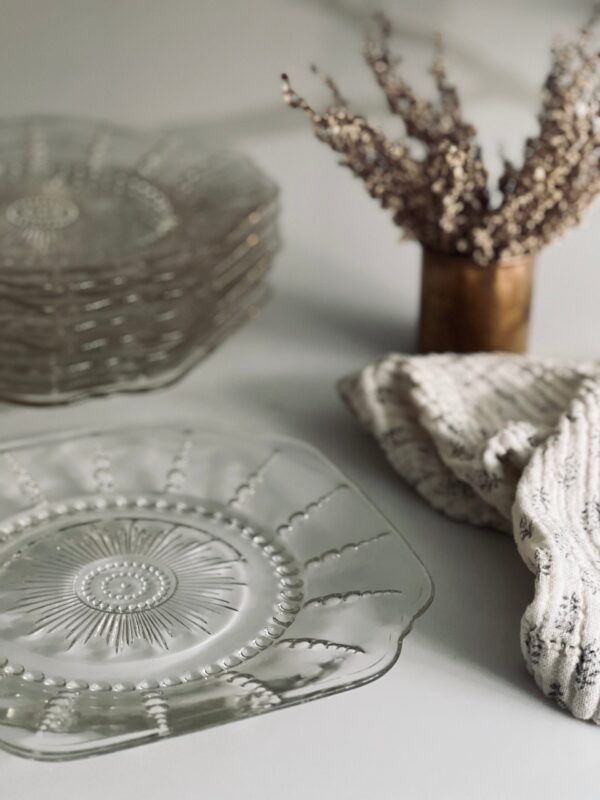 Vintage Starburst Plates (Set of 8) - Image 2