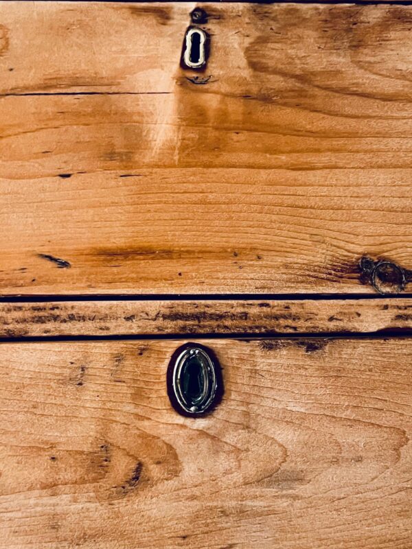 Vintage Four Drawer Wooden Dresser - Image 2