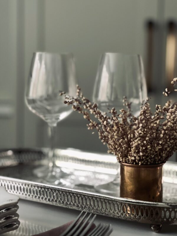 Vintage Embossed Serving Platter