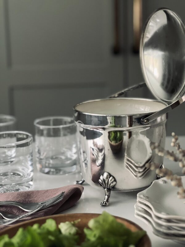 Mid-Century Hinged Ice Bucket - Image 2