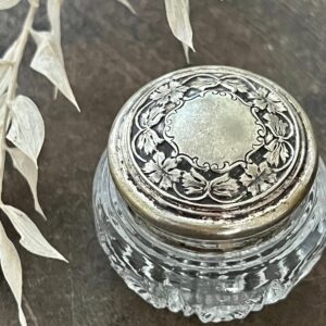 Vintage Small Crystal Storage Container