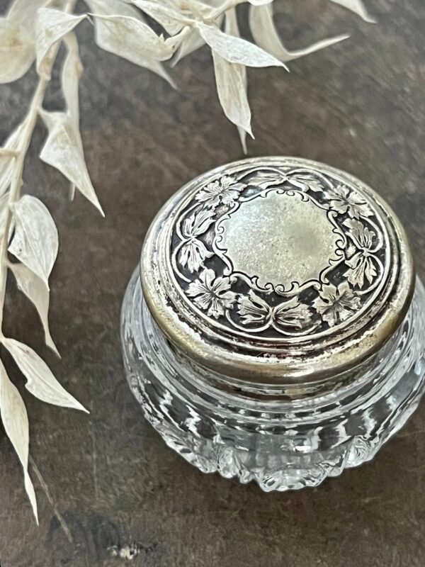 Vintage Small Crystal Storage Container