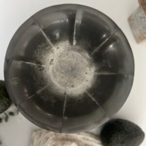 Vintage Scalloped Metal Bowl