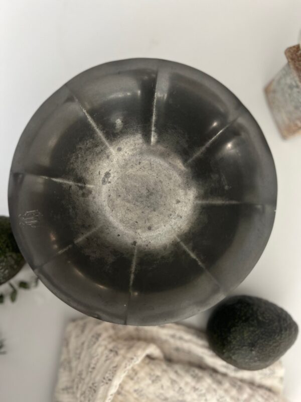 Vintage Scalloped Metal Bowl