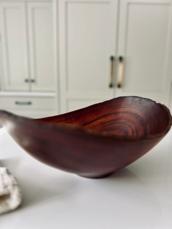Handcrafted Wood Bowl - Image 2