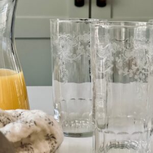 Etched Juice Glasses (Set of 4)