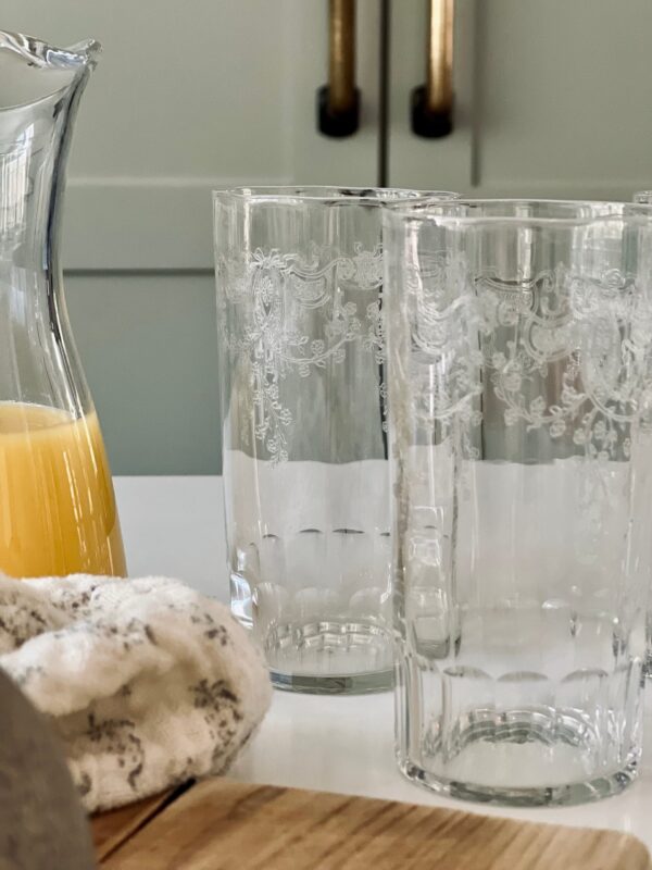 Etched Juice Glasses (Set of 4)