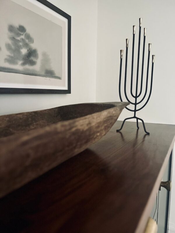 Vintage Brass Candle Holder Stand