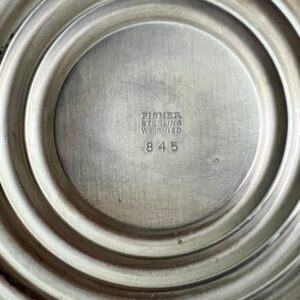 Silver Weighted Candle Holders (Pair)