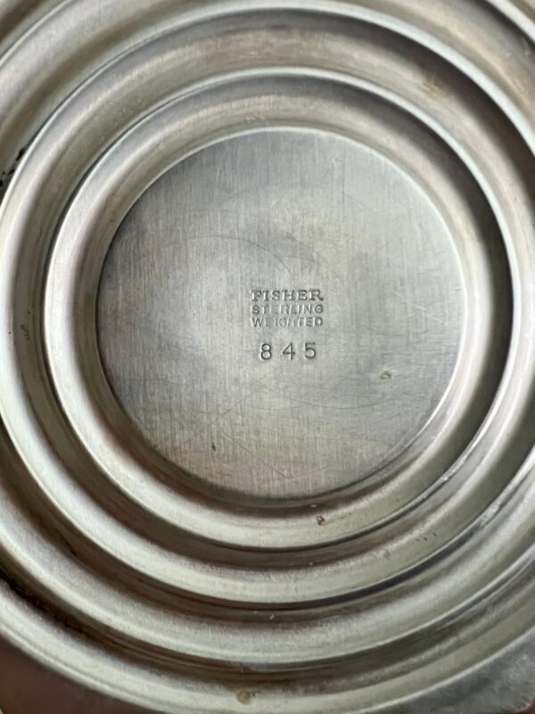 Silver Weighted Candle Holders (Pair)