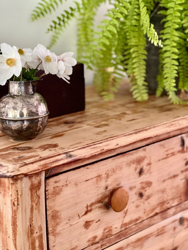 Vintage Wood Drawer Cabinet - Image 5