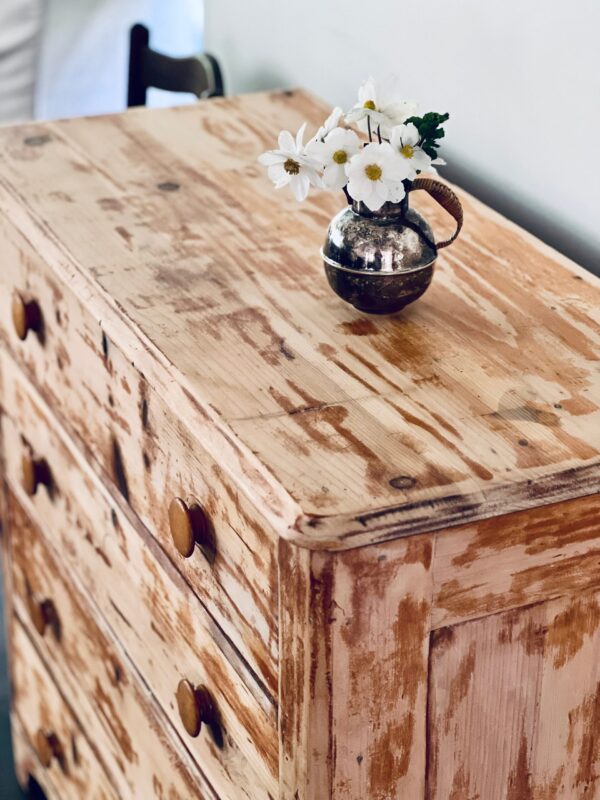 Vintage Wood Drawer Cabinet - Image 3