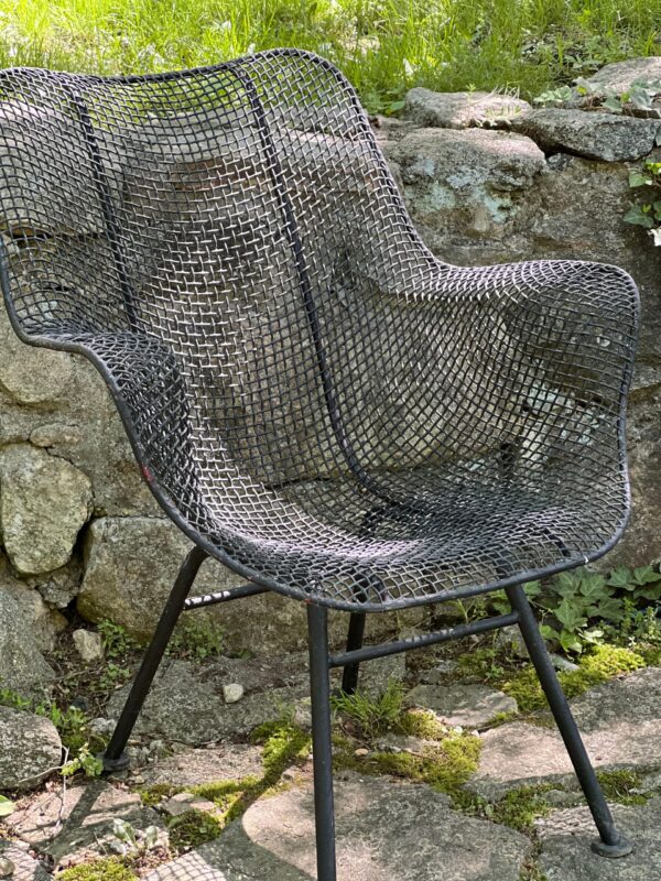 Pair of Mid-Century Sculptural Patio Armchairs - Image 3