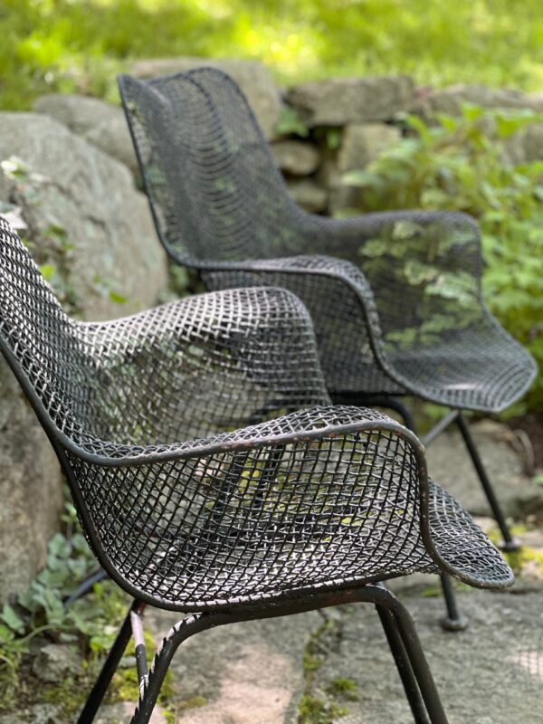Pair of Mid-Century Sculptural Patio Armchairs - Image 4